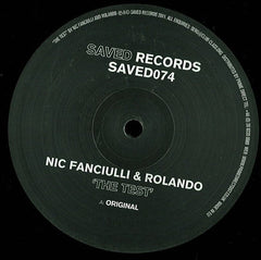 Nic Fanciulli & DJ Rolando : The Test (12", S/Sided)