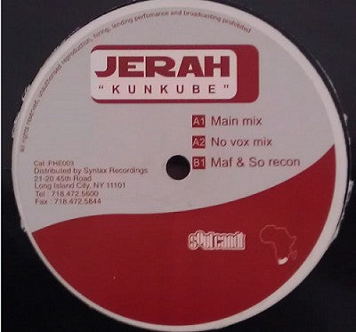 Jerah : Kunkube (12")
