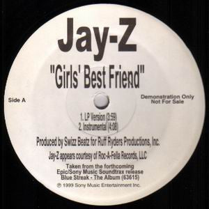 Jay-Z : Girls' Best Friend (12", Single, Promo)
