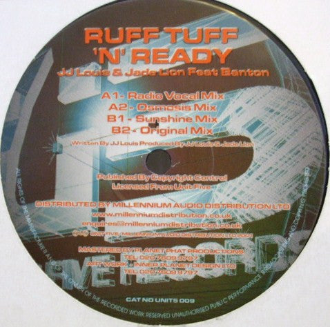 JJ Louis & Jade Lion : Ruff Tuff 'N' Ready (12")