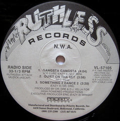 N.W.A. : Gangsta Gangsta (12", Maxi, SRC)