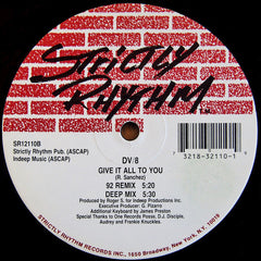 DV/8* : C'Mon / Give It All To You (12")