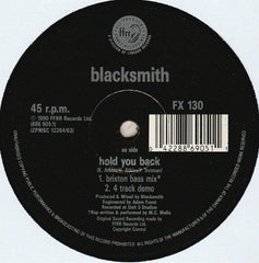 Blacksmith : Hold You Back (12", Single)