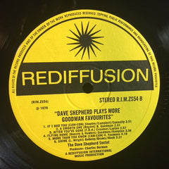 Dave Shepherd Sextet : Dave Shepherd Plays More Goodman Favourites (LP, Album)