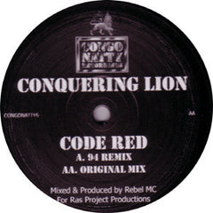 Conquering Lion : Code Red (12")