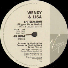 Wendy & Lisa : Satisfaction (U.S. Remix) (12", Single)