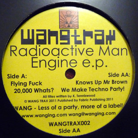 Radioactive Man : Engine E.P. (12", EP)