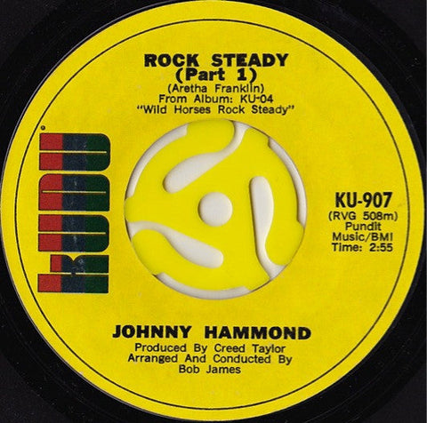 Johnny Hammond : Rock Steady (7")