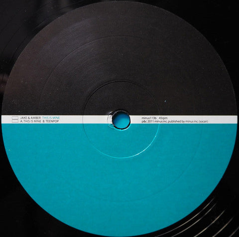 Jake & Amber : This Is Mine (12")