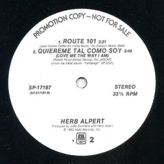Herb Alpert : Push And Pull (12", Promo, Ter)