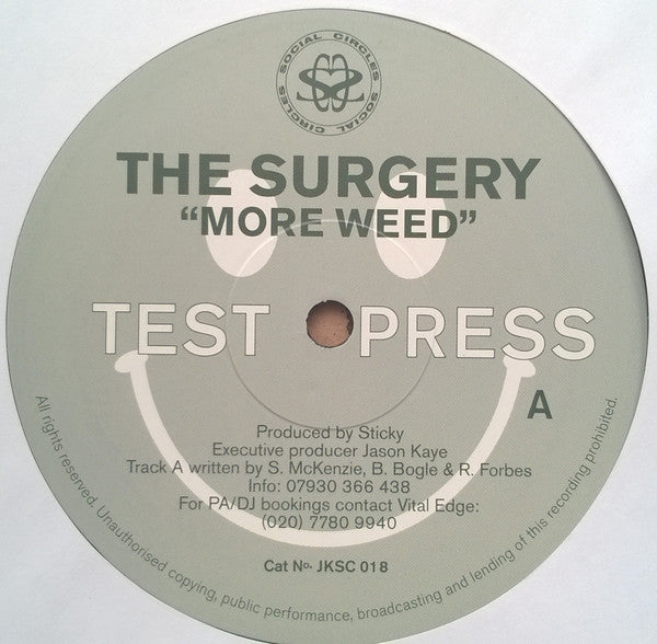 The Surgery / Fyrus : More Weed / Wheeze (12", TP)