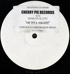 Sharon Scott : Outta Sight (Jameson & Corporation Mixes) (12", Promo, W/Lbl, Sti)