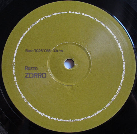 Rozzo : Zorro (12")