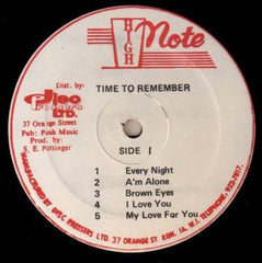 Various : Time To Remember (LP, Comp)