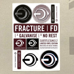 Fracture (2) I FD (4) : Galvanise / No Rest (12", Ltd, W/Lbl)