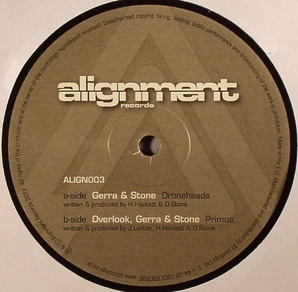 Gerra & Stone / Overlook (2) : Droneheads / Primus (12")