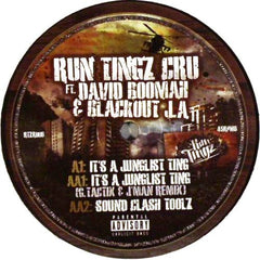 Run Tingz Cru Ft. David Boomah & Blackout Ja : It's A Junglist Ting (12")