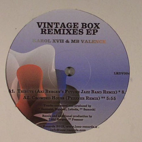 Karol XVII & MB Valence : Vintage Box Remixes (12", EP)