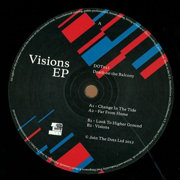 Death On The Balcony : Visions EP (12", EP)