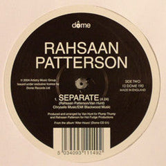 Rahsaan Patterson : After Hours (12")