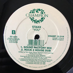 Staxx : You (12")