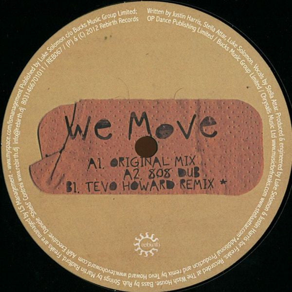 Freaks & Stella Attar : We Move (12")