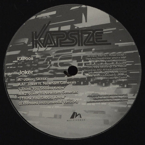 Joker (5) : Skitta / I Think You Should Know (12")