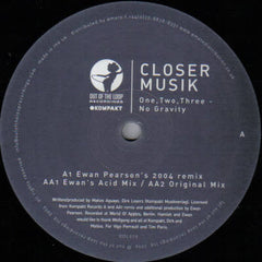 Closer Musik : One, Two, Three - No Gravity (12")