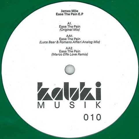 James Mile : Ease The Pain E.P (12", Gre)