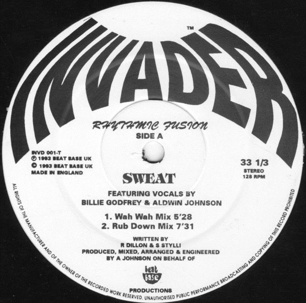 Rhythmic Fusion : Sweat (12")