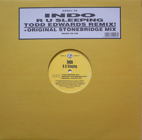 Indo : R U Sleeping (12")