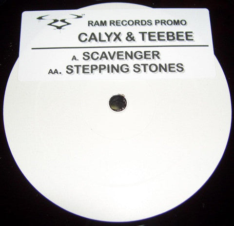 Calyx & Teebee : Scavenger / Stepping Stones (12", Promo, Sti)