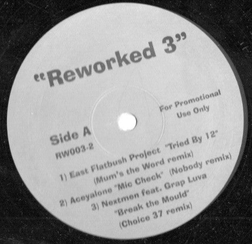 Various : Reworked 3 (12")