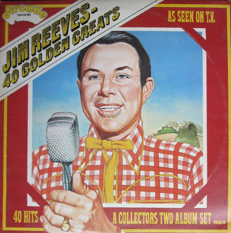 Jim Reeves : 40 Golden Greats (2xLP, Comp, RM)