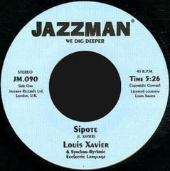 Louis Xavier & Synchro Rhythmic Eclectic Language : Sipote / Suite (7", Single, RE)