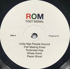 ROM (2) : Foot Signal (LP, Album, RE, 180)