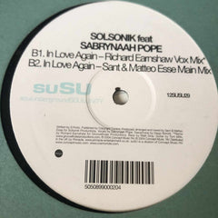 Solsonik feat Sabrynaah Pope : In Love Again (12")