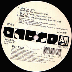 For Real : Easy To Love (12")
