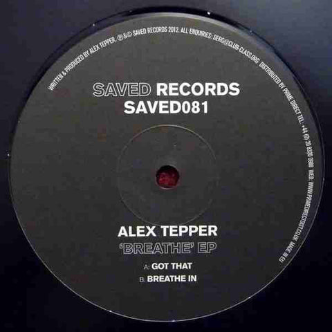 Alex Tepper : Breathe EP (12", EP)