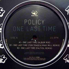 Policy : One Last Time (12")