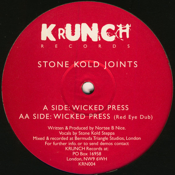 Stone Kold Joints : Wicked Press (12")