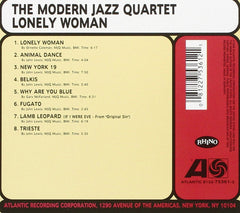 The Modern Jazz Quartet : Lonely Woman (CD, Album, RE, RM, Dig)