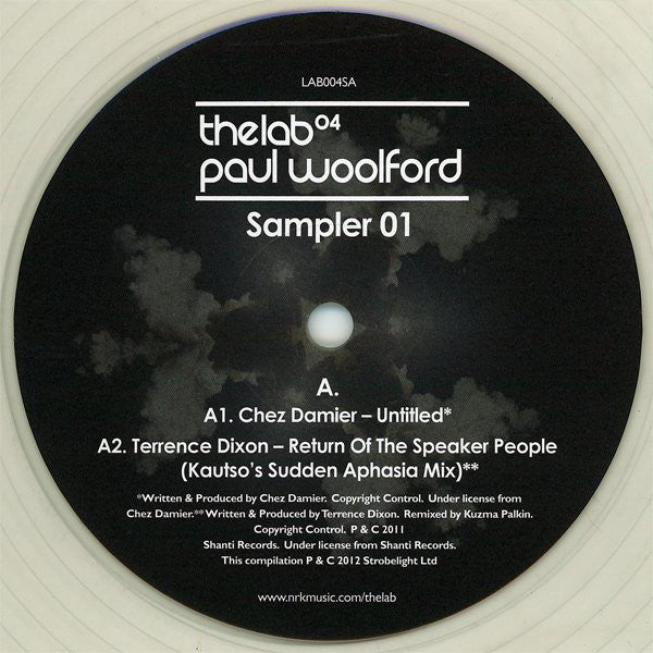 Paul Woolford : The Lab 04 - Sampler 01 (12", Smplr, Cle)