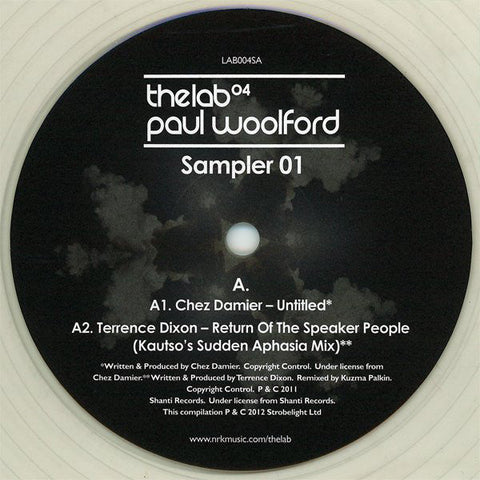 Paul Woolford : The Lab 04 - Sampler 01 (12", Smplr, Cle)