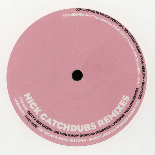 Nick Catchdubs : Remixes (12", Promo)