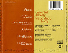 The Cannonball Adderley Quintet : Mercy, Mercy, Mercy! - Live At "The Club" (CD, Album, RE)