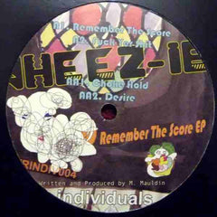 DJ Wheez-ie : Remember The Score EP (12", EP)