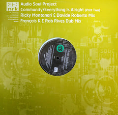 Audio Soul Project : Community / Everything Is Alright (Part Two) (12")
