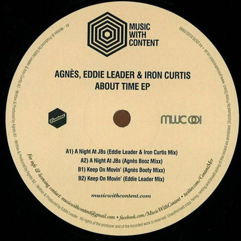 Agnès, Eddie Leader & Iron Curtis : About Time EP (12", EP)