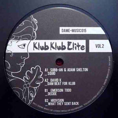 Various : Klub Klub Elite Vol 2 (12")